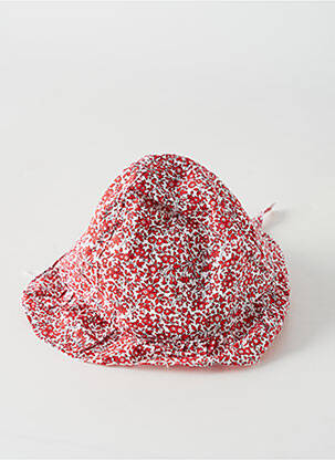 Chapeau imprimé fleurs rouge ABSORBA fille