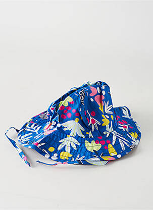 Chapeau fermeture liens à nouer bleu CATIMINI fille