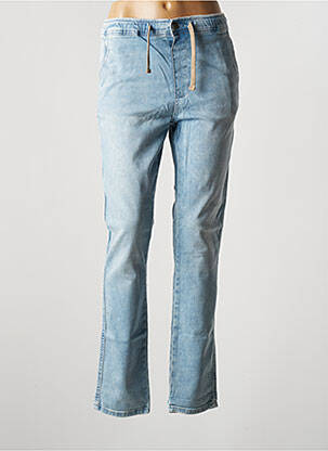 Jeans coupe slim taille normale taille élastique bleu TEDDY SMITH fille