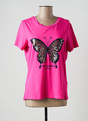 T-shirt rose FRACOMINA pour femme