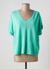 T-shirt vert CHARMING SMILE pour femme seconde vue