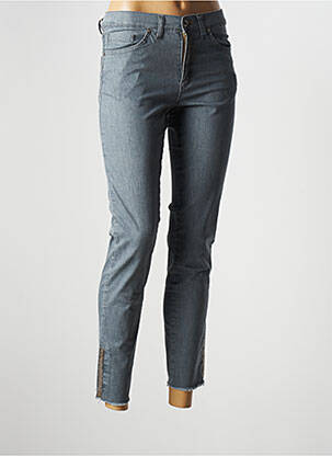 Pantalon slim stretch taille haute gris WALTRON femme