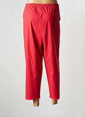 Pantalon 7/8 rouge FRANCK ANNA pour femme seconde vue