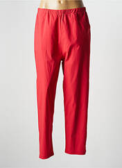 Pantalon droit rouge FRANCK ANNA pour femme seconde vue