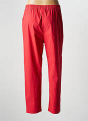 Pantalon droit rouge FRANCK ANNA pour femme seconde vue