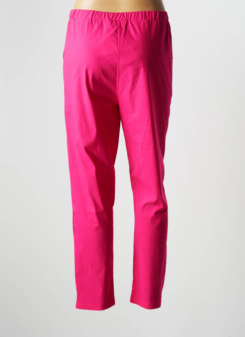 Pantalon droit rose FRANCK ANNA pour femme