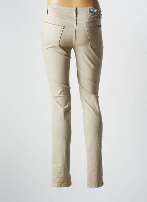 Pantalon slim beige WALTRON pour femme