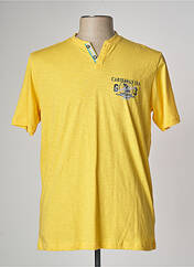 T-shirt jaune MONTE CARLO pour homme seconde vue