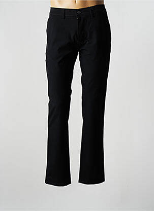 Pantalon chino noir PIONEER pour homme