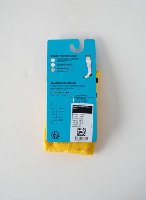 Chaussettes jaune ELEMENT pour garçon