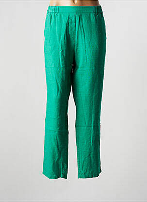 Pantalon droit vert ZYGA pour femme
