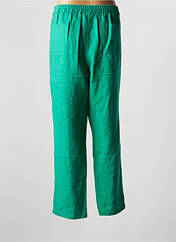 Pantalon droit vert ZYGA pour femme seconde vue