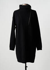 Robe pull noir ZYGA pour femme seconde vue