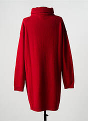 Robe pull rouge ZYGA pour femme seconde vue