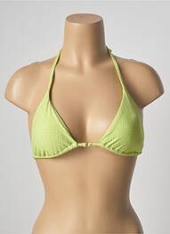 Haut de maillot de bain stretch haut soutien-gorge avec mousse de rembourrage amovible vert RIO DE SOL femme