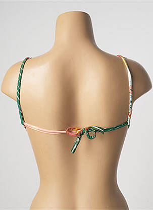 Haut de maillot de bain stretch haut soutien-gorge avec mousse de rembourrage amovible vert SALINAS femme