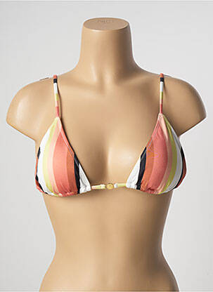 Haut de maillot de bain stretch haut soutien-gorge avec mousse de rembourrage amovible rose SALINAS femme