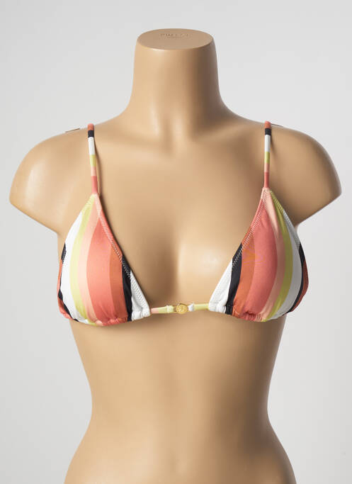 Haut de maillot de bain stretch haut soutien-gorge avec mousse de rembourrage amovible rose SALINAS femme