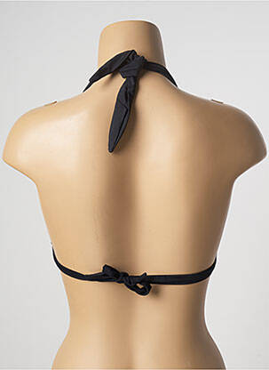 Haut de maillot de bain fermeture liens à nouer haut bandeau noir DESPI femme