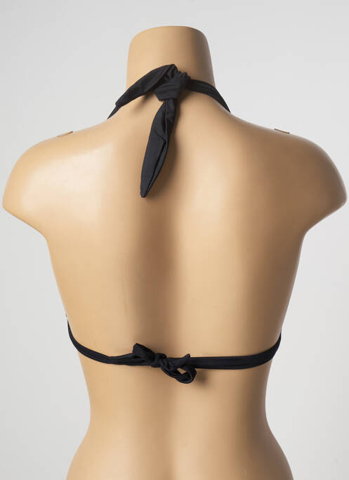Haut de maillot de bain fermeture liens à nouer haut bandeau noir DESPI femme
