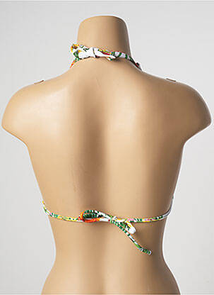 Haut de maillot de bain stretch haut soutien-gorge avec mousse de rembourrage amovible vert BLUEMAN femme