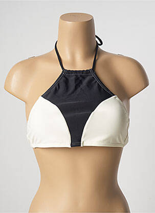 Haut de maillot de bain stretch haut soutien-gorge avec mousse de rembourrage amovible beige BLUEMAN femme