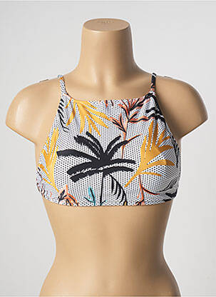 Haut de maillot de bain stretch blanc SALINAS femme
