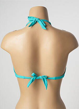 Haut de maillot de bain stretch bleu DESPI femme