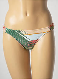 Bas de maillot de bain imprimé fantaisie culotte vert SALINAS femme