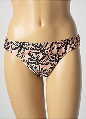 Bas de maillot de bain imprimé fantaisie culotte noir SALINAS femme