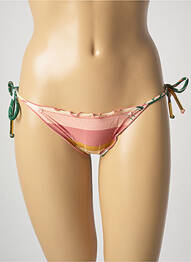 Bas de maillot de bain imprimé fantaisie bikini vert SALINAS femme