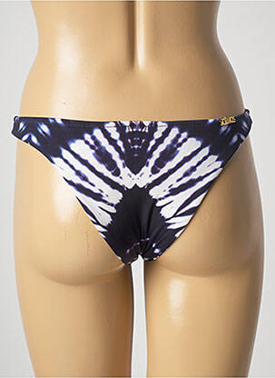 Bas de maillot de bain imprimé fantaisie culotte bleu SALINAS femme