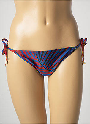 Bas de maillot de bain imprimé fantaisie bikini bleu SALINAS femme