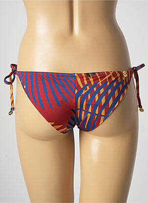 Bas de maillot de bain imprimé fantaisie bikini bleu SALINAS femme
