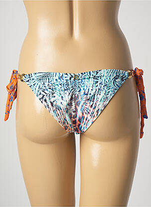 Bas de maillot de bain imprimé fantaisie bikini bleu DESPI femme