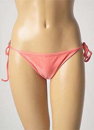 Bas de maillot de bain tissage satiné bikini rose RIO DE SOL femme