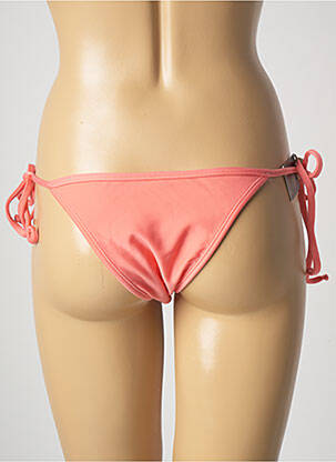 Bas de maillot de bain tissage satiné bikini rose RIO DE SOL femme