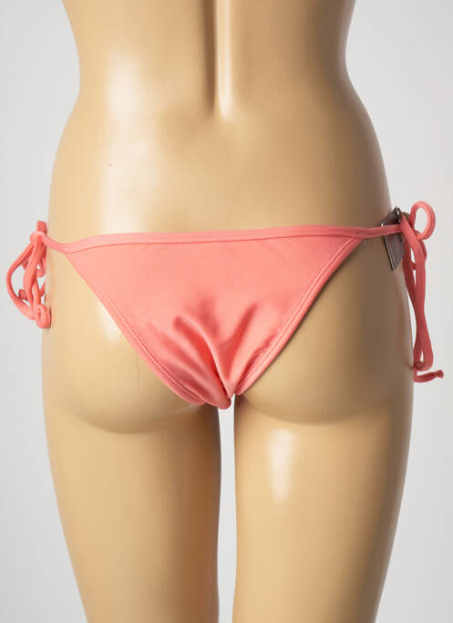 Bas de maillot de bain tissage satiné bikini rose RIO DE SOL femme