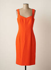 Robe mi-longue orange ARBIGLI pour femme seconde vue