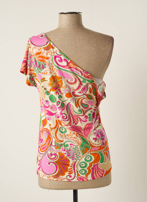 T-shirt orange PAUL BRIAL pour femme