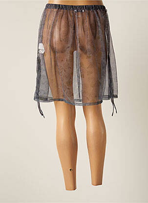 Jupe courte taille élastique gris MYRINE ANTWERP femme