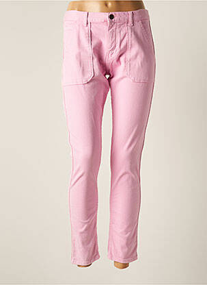 Pantalon droit rose ACQUAVERDE pour femme