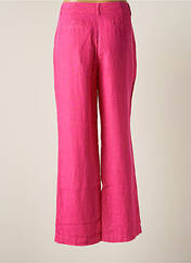 Pantalon large rose SIGNE NATURE pour femme seconde vue