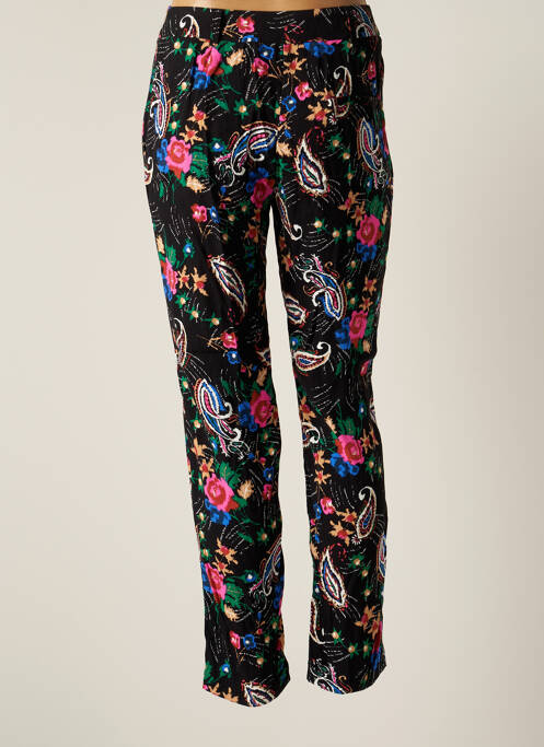 Pantalon droit noir LA FEE MARABOUTEE pour femme