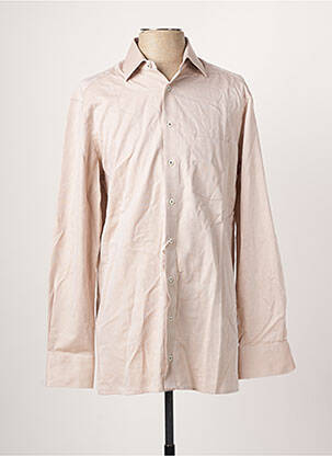 Chemise manches longues poches poitrine beige MARVELIS homme