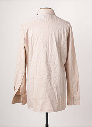 Chemise manches longues poches poitrine beige MARVELIS homme