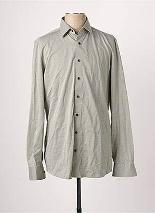 Chemise manches longues imprimé fantaisie vert MARVELIS homme