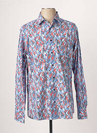 Chemise manches longues imprimé fantaisie bleu MARVELIS homme