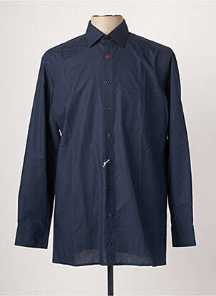 Chemise manches longues poches poitrine bleu MARVELIS homme