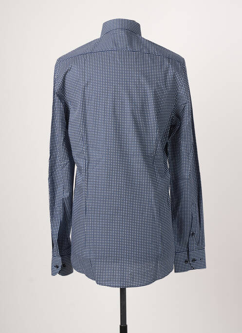 Chemise manches longues bleu MARVELIS pour homme